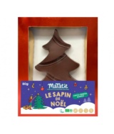ARBOL DE NAVIDAD CON DE CHOCOLATE CON QUINOA INFLADA SIN ALERGENOS MATATIE 80 GR