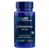 L-GLUTAMINA, 500 MG 100 CAP LIFE EXTENSION
