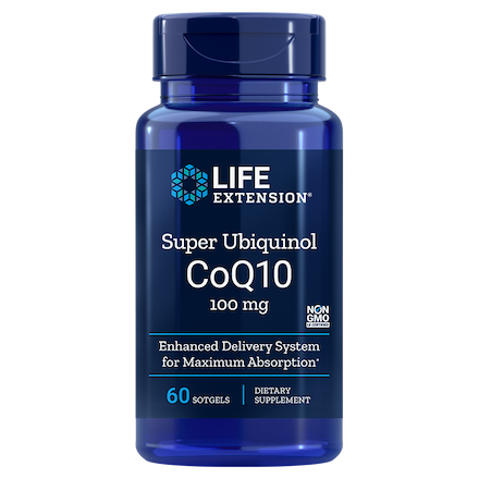 SUPER UBIQUINOL CoQ10, 100 mg, 60 CAP BLANDAS