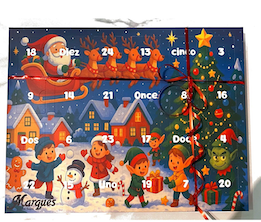 CALENDARIO DE ADVIENTO PEQUEÑO. CHOCOLATE SUAVE