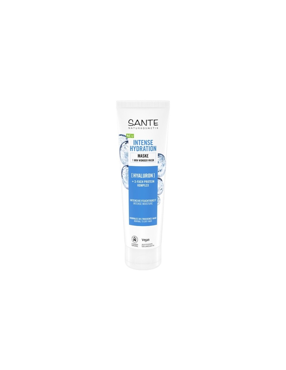 MASCARILLA CAPILAR 1 MIN HIDRATACION INTENSA HIALURONICO 150 ML SANTE