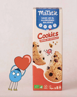 COOKIES CHOCO CHIP BIO 140 GR MATATIE