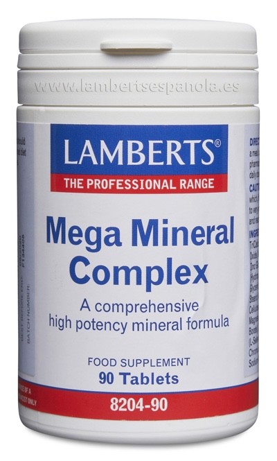 MEGA MINERAL COMPLEX 90 tabletas LAMBERTS