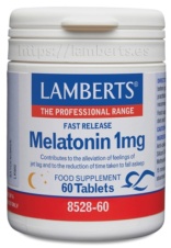MELATONINA 1 mg 60 TABLETAS LAMBERTS