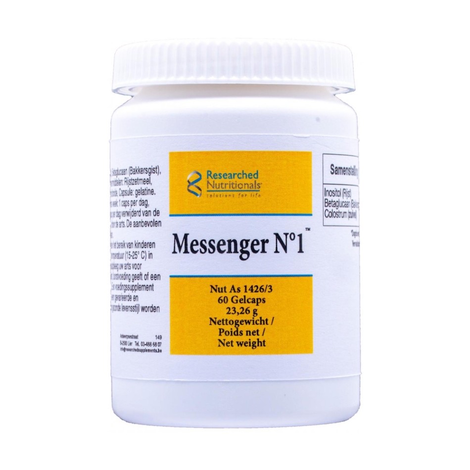 MESSENGER Nº 1 60 CAPS RESEARCHED NUTRICIONALS