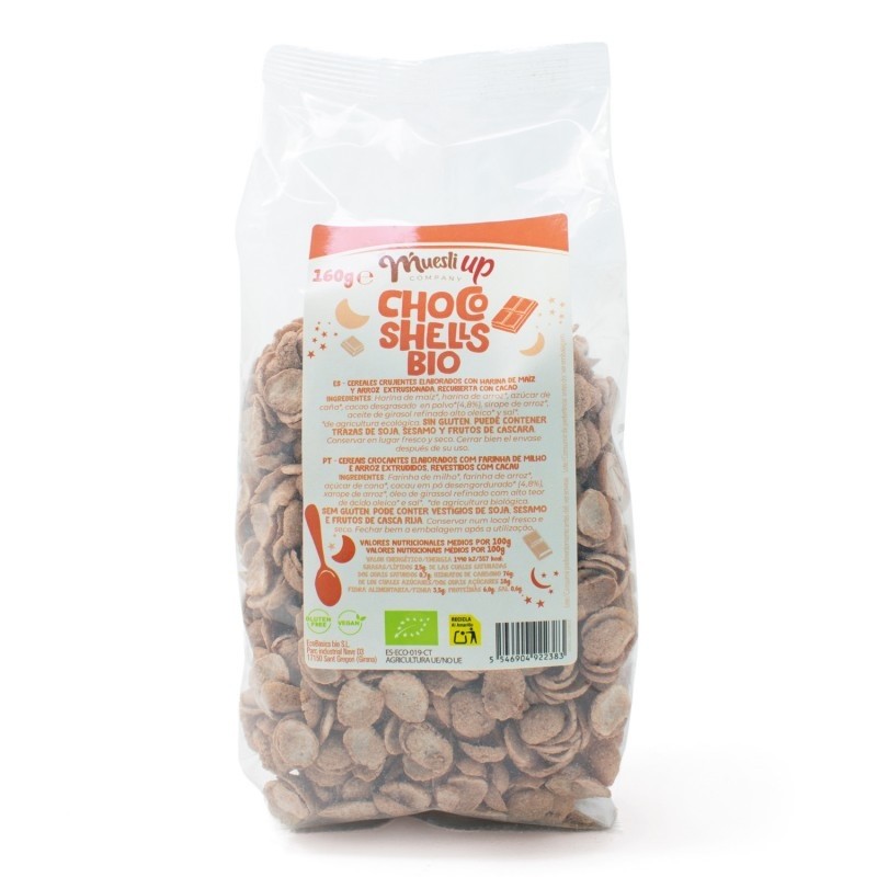 CHOCO SELLS SIN GLUTEN BIO 160GR MUESLI UP