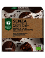 MUFFINS SABOR CACAO SIN AZUCAR AÑADIDO 4 U 140 GR PROBIOS
