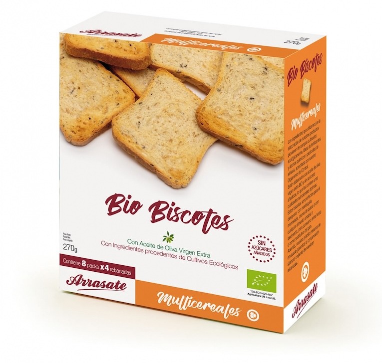 BISCOTES MULTICEREALES 270 GR ARRASATE