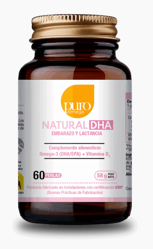 NATURAL DHA EMBARAZO Y LACTANCIA 60 CAPS PURO OMEGA