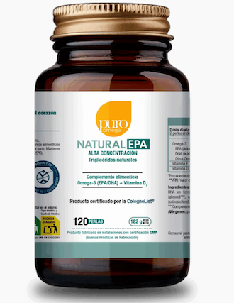 NATURAL EPA MAXIMA ABSORCIÓN 120 PERLAS PURO OMEGA BEPS