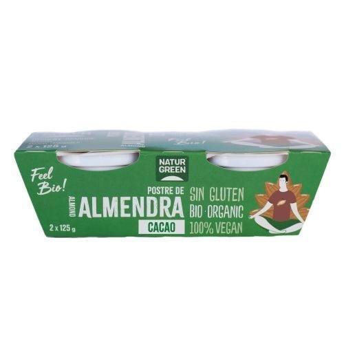 POSTRE ALMENDRA CACAO (PACK 2 X 125 G) NATURGREEN