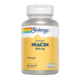 NIACIN NO RUBORIZANTE 500 Mg 100 CAP SOLARAY