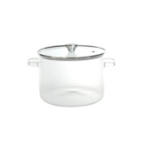 OLLA DE VIDRIO BOROSILICATO CON TAPA, 3 L BRANDANI