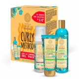SET CURLY OBLEPIKHA: CHAMPÚ SIN SULFATOS 400 ML + GEL DE RIZOS 200 ML + ESPUMA MOLDEADORA 170 ML NATURA SIBERICA