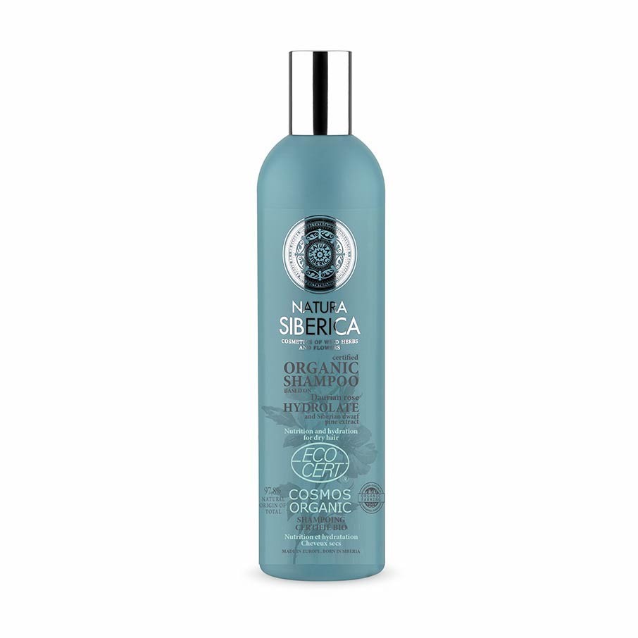 CHAMPU PARA CABELLO SECO NUTRICION E HIDRATACION, 400 ml NATURA SIBERICA