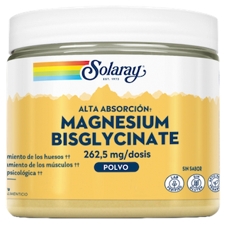 MAGNESIO BISGLICINATO POLVO 179g SOLARAY