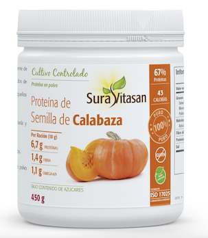 PACK X3 PROTEINA DE SEMILLA DE CALABAZA 450 g SURA VITASAN