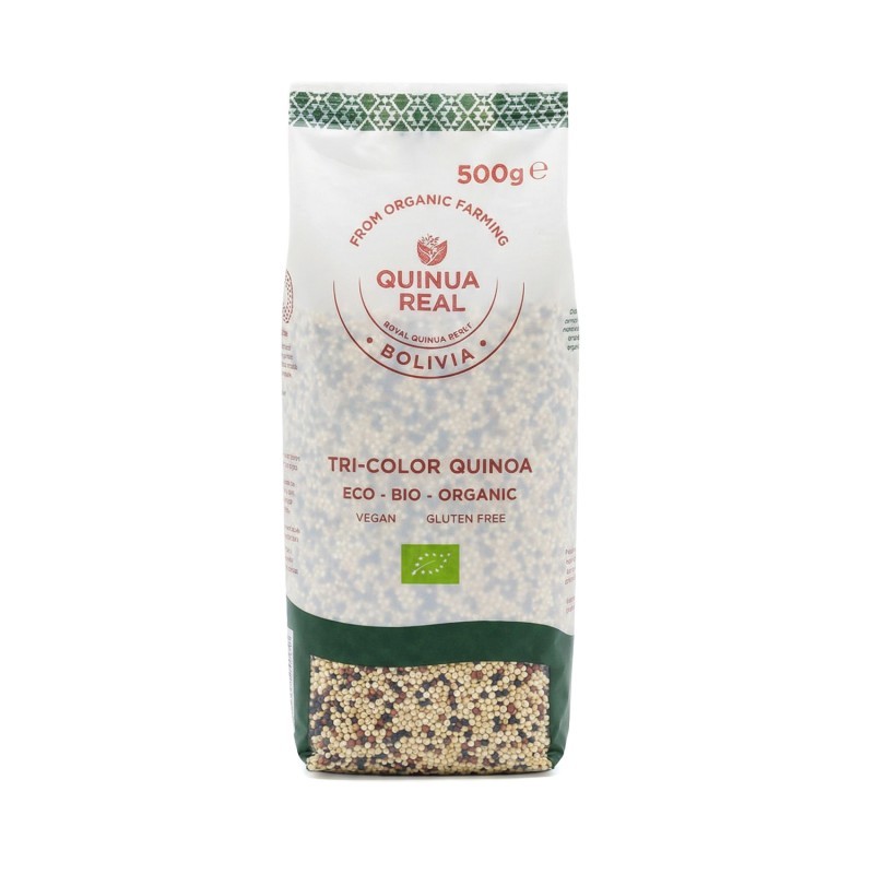 GRANO DE QUINUA REAL® 500 GR TRES COLORES