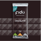 TABLETA DE CHOCOLATE 74% CACAO SIN ALERGENOS 70 GR FIDU