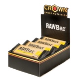 RAW BAR PLATANO AVELLANA 50 GR CROWN SPORT NUTRITION CAJA 12 UNIDADES
