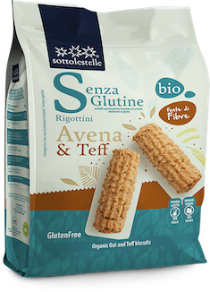 GALLETA RIGOTTINI DE AVENA Y TEFF S/G BIO 250g SOTTOLESTELLE