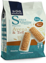 GALLETA RIGOTTINI DE AVENA Y TEFF S/G BIO 250g SOTTOLESTELLE