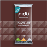 TABLETA DE CHOCOLATE CON LECHE DE COCO CACAO 47% SIN ALERGENOS 70 GR FIDU