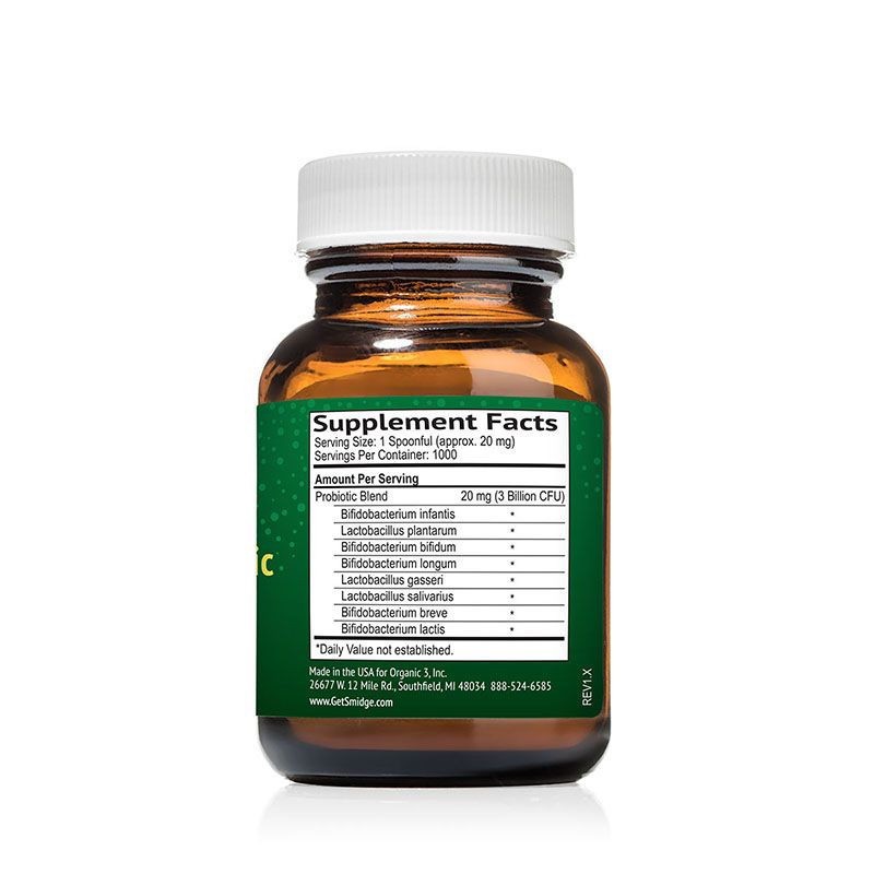 Smidge™ Sensitive Probiotic (GutPro® en polvo) 20 gramos - con cuchara dosificadora 1