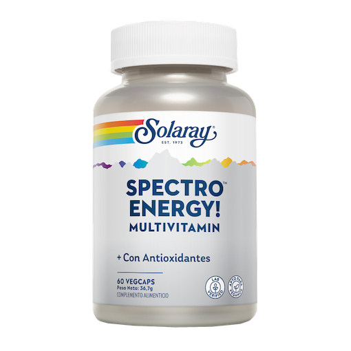 Spectro™Energy! Multi-Vita-Min™ 60 VegCaps, apto para veganos SOLARAY