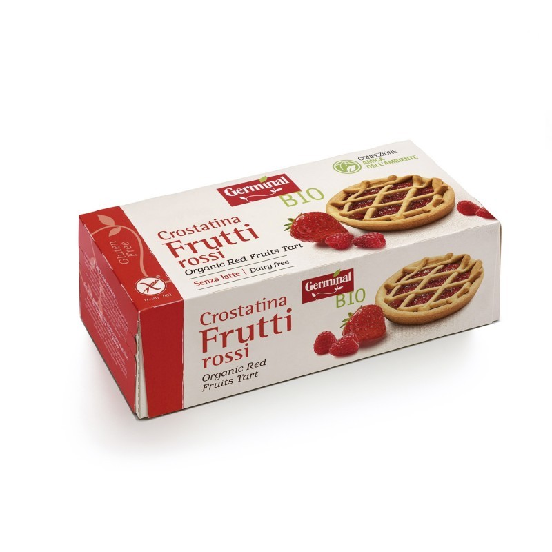 TARTALETA DE FRUTOS ROJOS SIN GLUTEN 200 GR GERMINAL