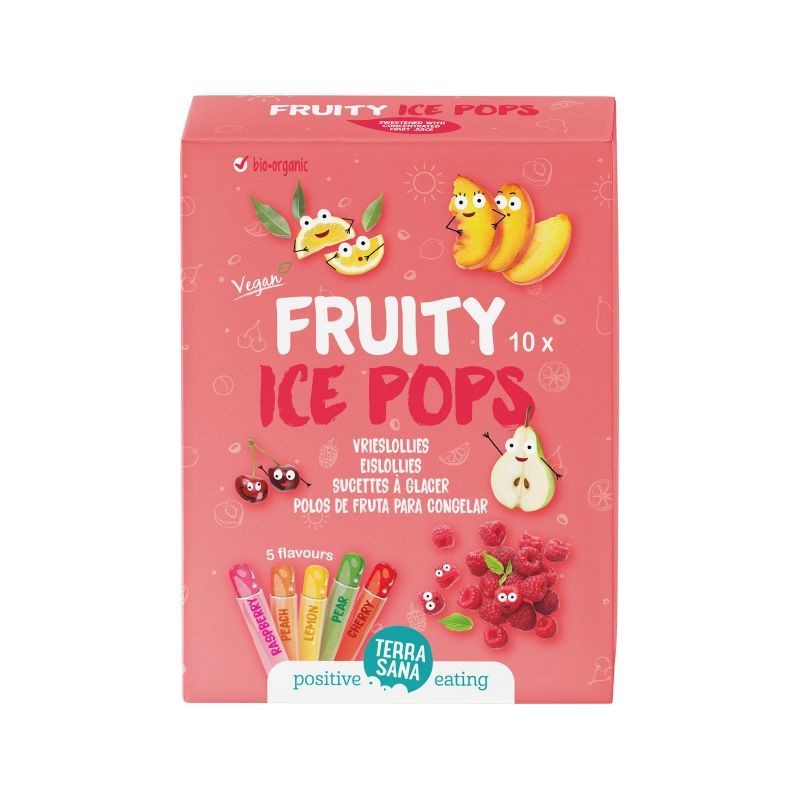 TERRASANA FRUITY ICE POPS 10 X 40 G