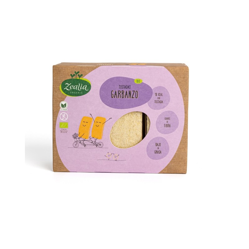 CRACKERS GARBANZO ECO 120 GR ZEALIA