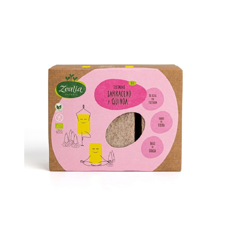 CRACKERS SARRACENO QUINOA ECO 120 GR ZEALIA