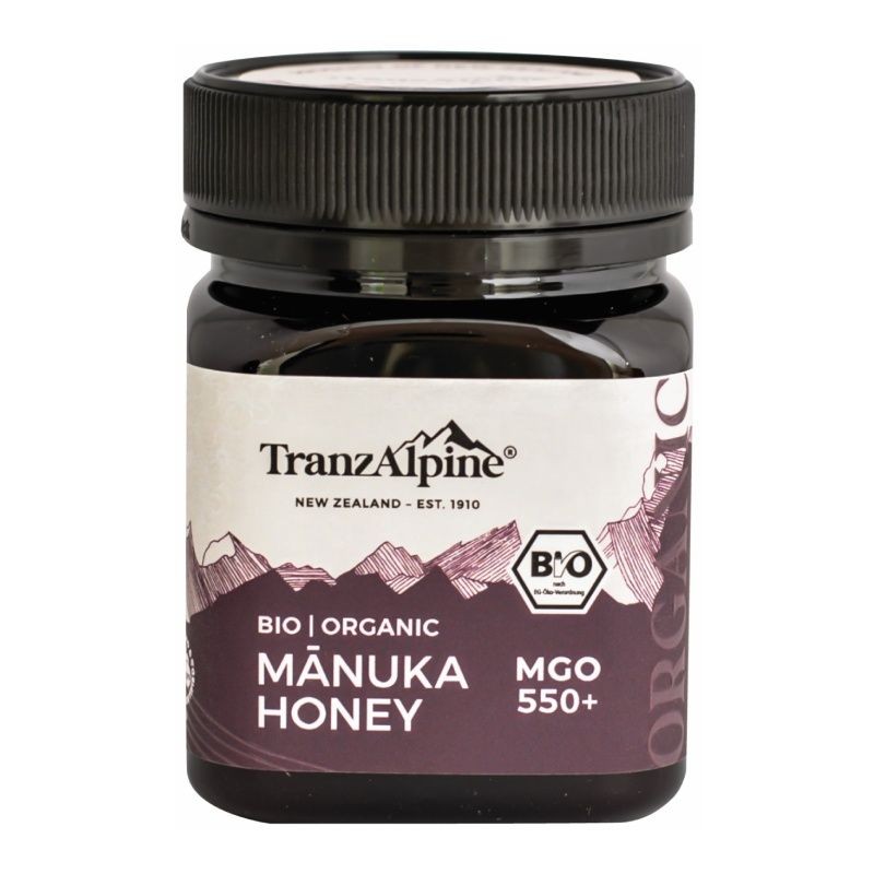 TRANZALPINE MANUKA BIO MGO 550+ 250 GR