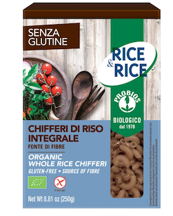 PASTA ARROZ INTEGRAL CHIFFERI 250 GR PROBIOS
