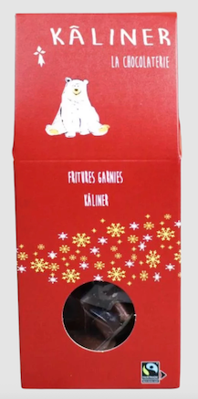 20 FIGURAS DE NAVIDAD De CHOCOLATE RELLENO* 160 GR KALINER