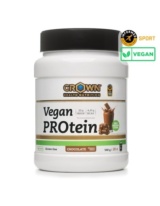 VEGAN PROTEIN RAW SABOR CHOCOLATE 540 g 20 tomas CROWN SPORT NUTRITION