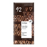 TABLETA DE CHOCOLATE 92% CACAO 80 GR VIVANI