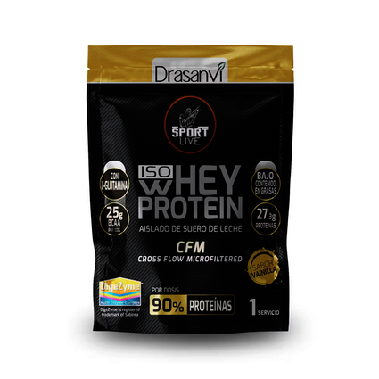 MONODOSIS WHEY PROTEIN AISLADO VAINILLA 30 g SPORT LIVE DRASANVI