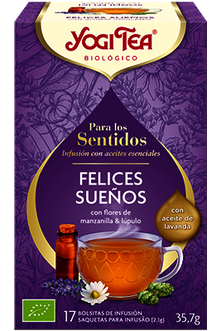 Yogi Tea Para los Sentidos Felices sueños 17 filtros- Comprar en Ecojaral